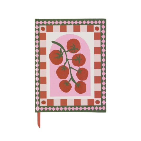 CUA.PW Cuaderno Tapa Dura Rayado 15 X 19,5cm Paddywax - Tomato
