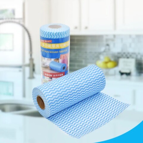 Trapo multiuso reutilizable desechable en rollo por 45 paños Trapo Multiuso Reutilizable Desechable En Rollo Por 45 Paños