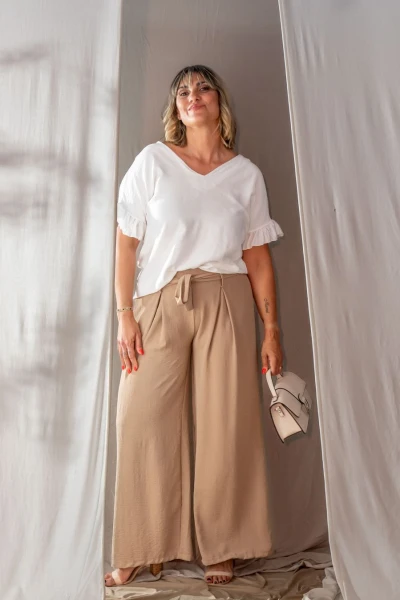 Pantalón Amatista beige
