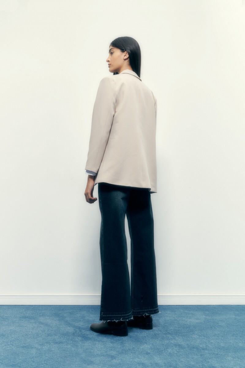 Blazer oversized beige