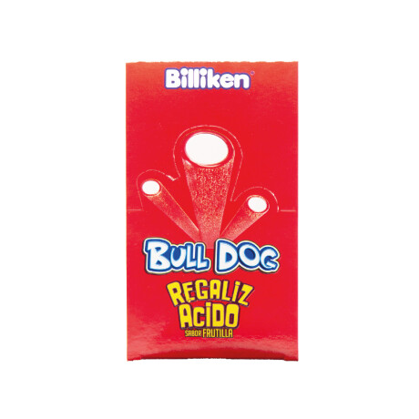GOMITAS BULL DOG FRUTILLA REGALIZ DISPLAY 12 18GRS GOMITAS BULL DOG FRUTILLA REGALIZ DISPLAY 12 18GRS