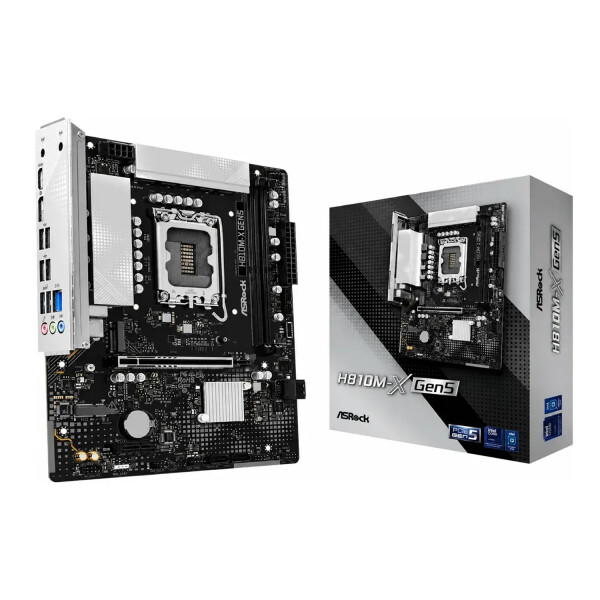 Motherboard H810m-x Gen5 Ddr5 Lga1851 PLACA MADRE ASROCK H810M-X GEN5