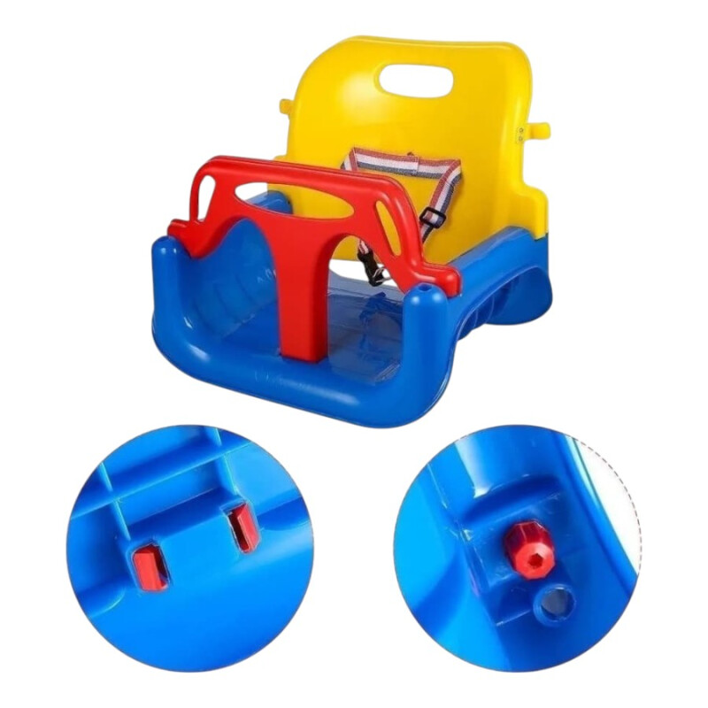 Hamaca bebé 3 en 1 plástica Azul