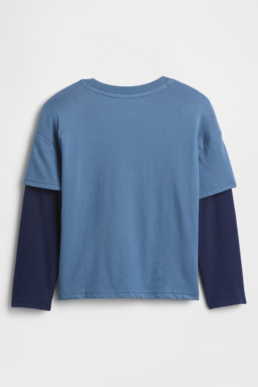 Remera Gráfico Toddler Niño Cornflower829