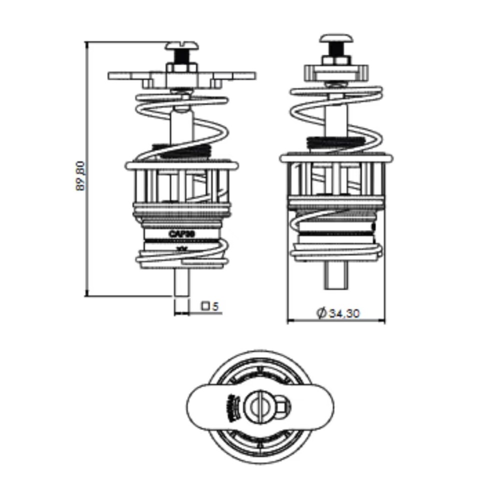 Repuesto completo válvula de descarga Docol 1.1/4" Repuesto Completo Válvula De Descarga Docol 1.1/4"
