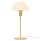 MUSHROOM DE MESA GLASS Luminaria De Mesa Mushroom Opal Bronce