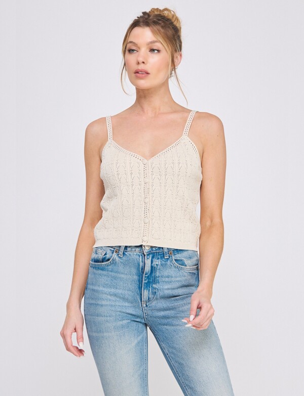 Top Tejido BEIGE CLARO