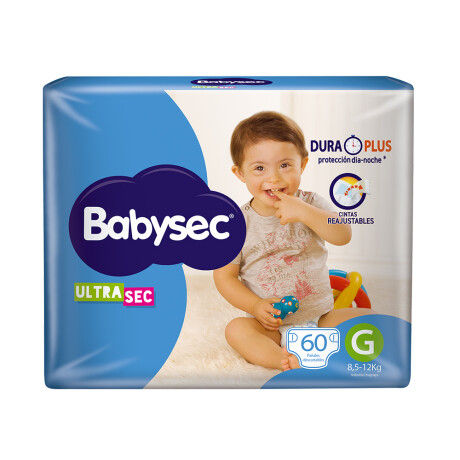 Pañales Babysec Ultrasec G X 60 Pañales Babysec Ultrasec G X 60