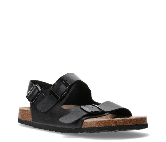 Sandalia STRAPS con tira trasera Black