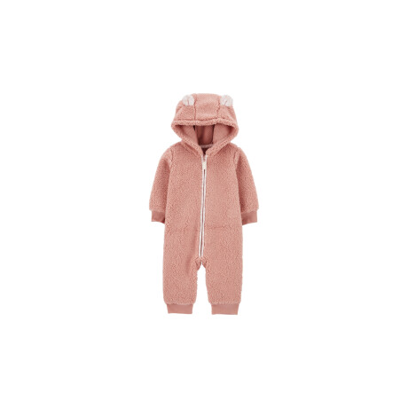 Mameluco Sherpa Carters con Capucha Orejas ROSA