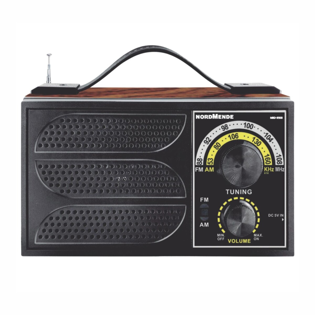 Radio Normende Portatil 2 Bandas AM/FM NRD-R100 