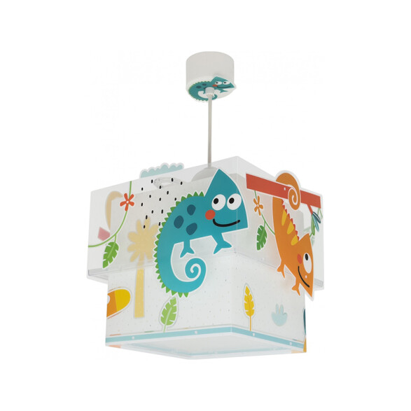 Lámpara colgante infantil HAPPY JUNGLE flúor DA0228