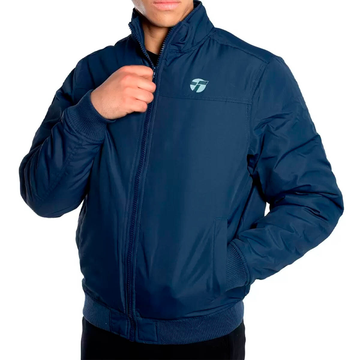 Campera Abrigo Topper Impermeable Aviadora P/Hombre - Azul 