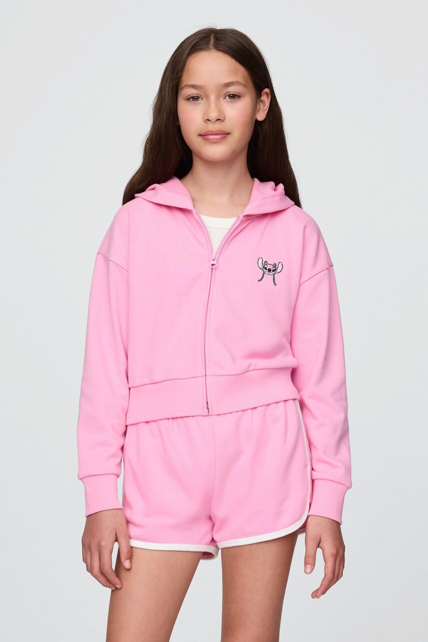 Canguro Con Cierre Niña May Pink