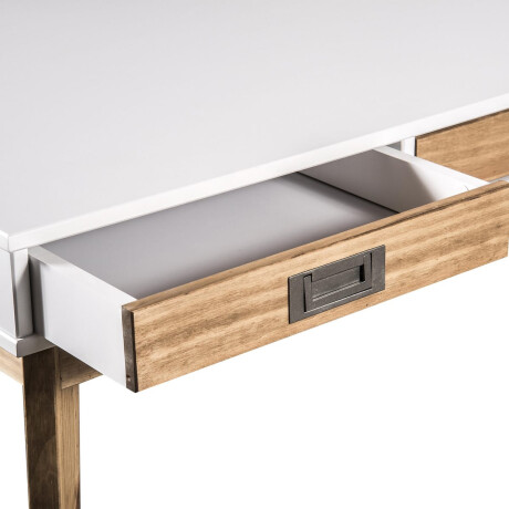 Escritorio Linea Metro Blanco/Miel