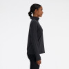 Casaca Training Sport Essentials Space Dye Quarter Zip Mujer Black