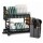 Set Utensilios Cocina 19Pz + Escurridor 2Niv Acero Inox Gris