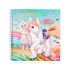 Libro con stickers Top Model - Dress me up Unicornio