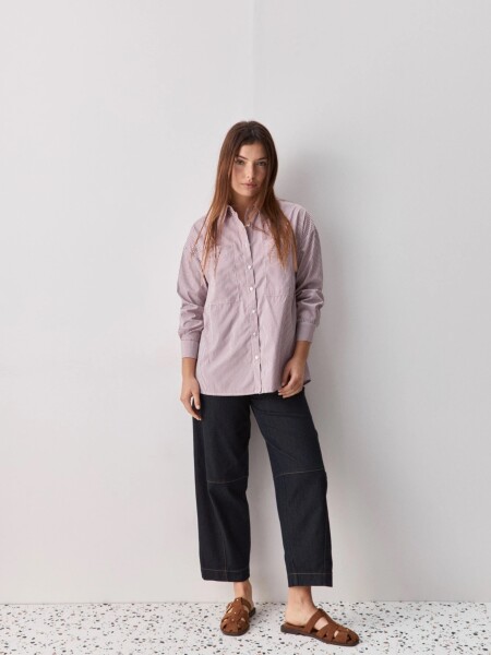 CAMISA ALLIE COLEMAN BORDO