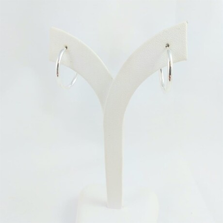 Par de aros de plata 925. Par de aros de plata 925.