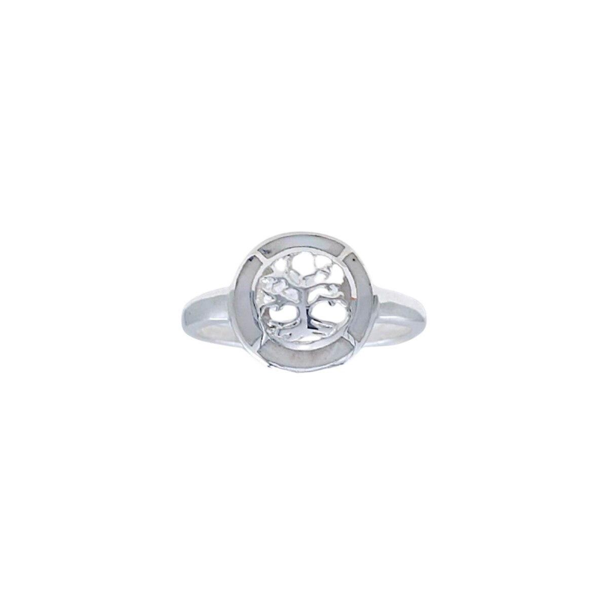 Anillo Arbol-Plata 925-Con Nacar-AN4666 - conpiedra 