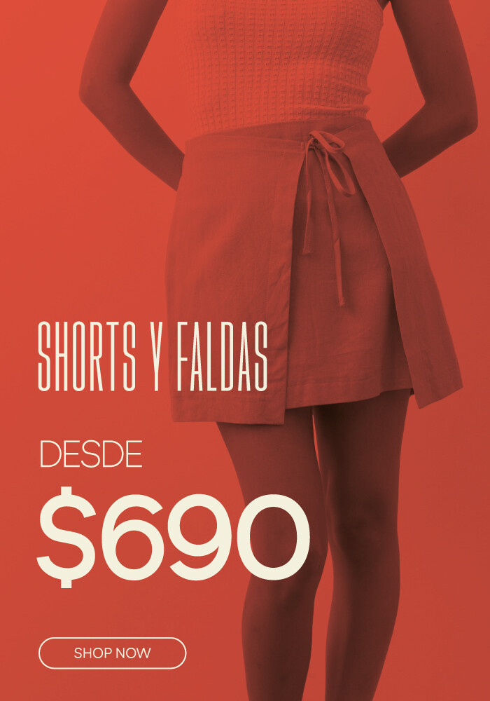 Shorts y faldas desde $690