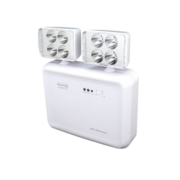 Luminaria emergencia c/2 faroles,2200Lm SG0026