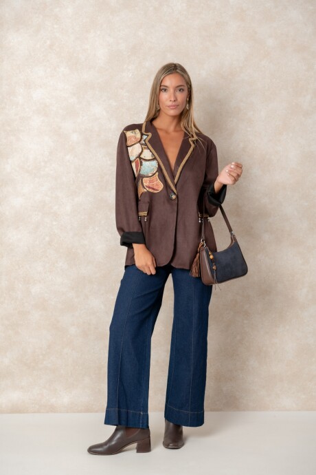 CHAQUETA ROSANGELA Chocolate