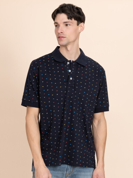 Camiseta polo Azul