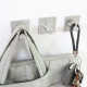 Kit 4 Ganchos perchero metálico adhesivo PLATEADO