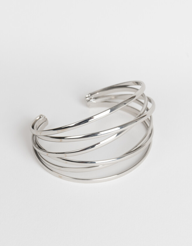 Brazaletes De metal Brazalete De Metal - Plateado