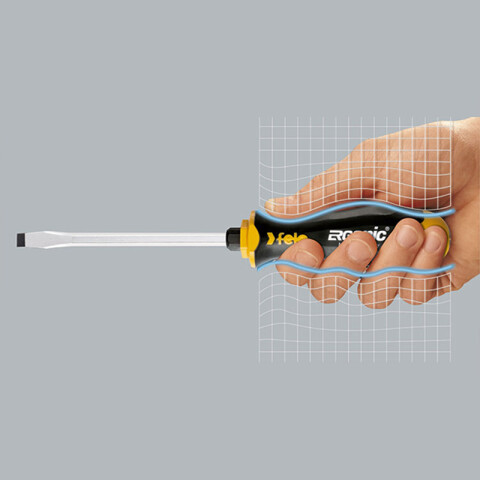 Destornillador ergonic S400 punta plana 1,2x175mm FE7017