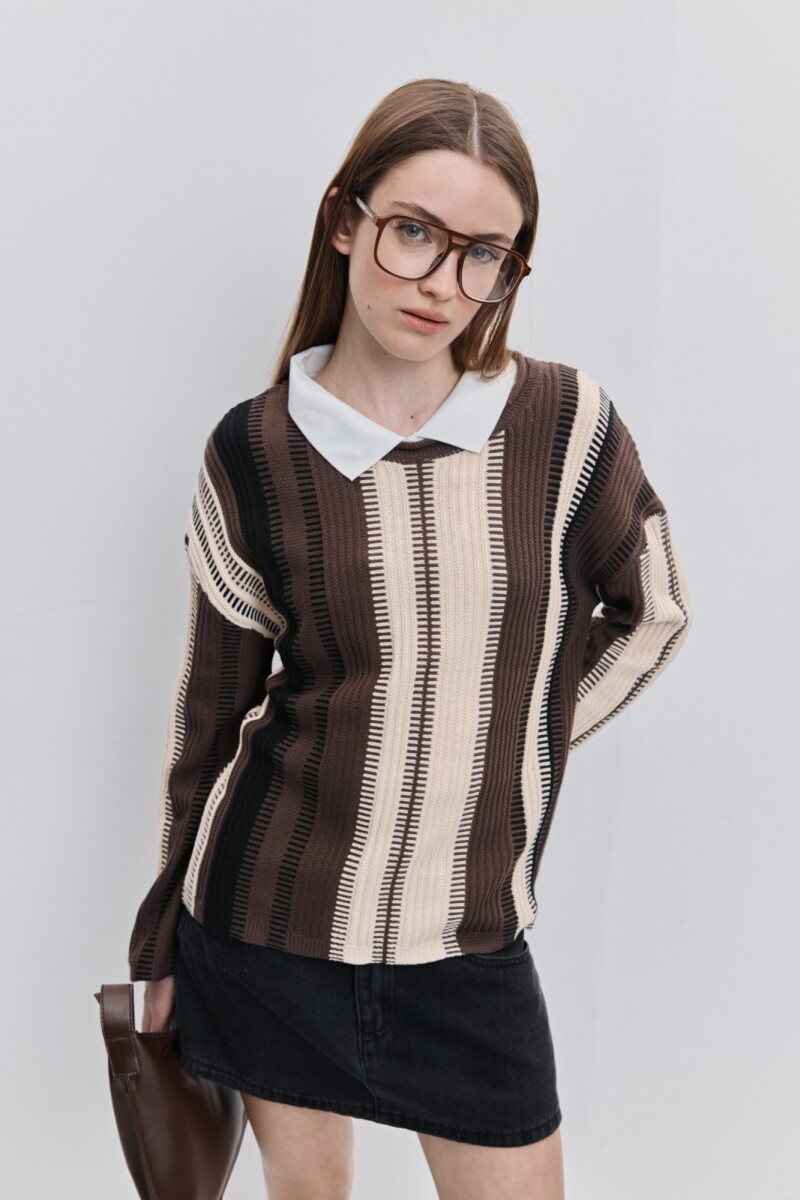 SWEATER SAOKO Chocolate