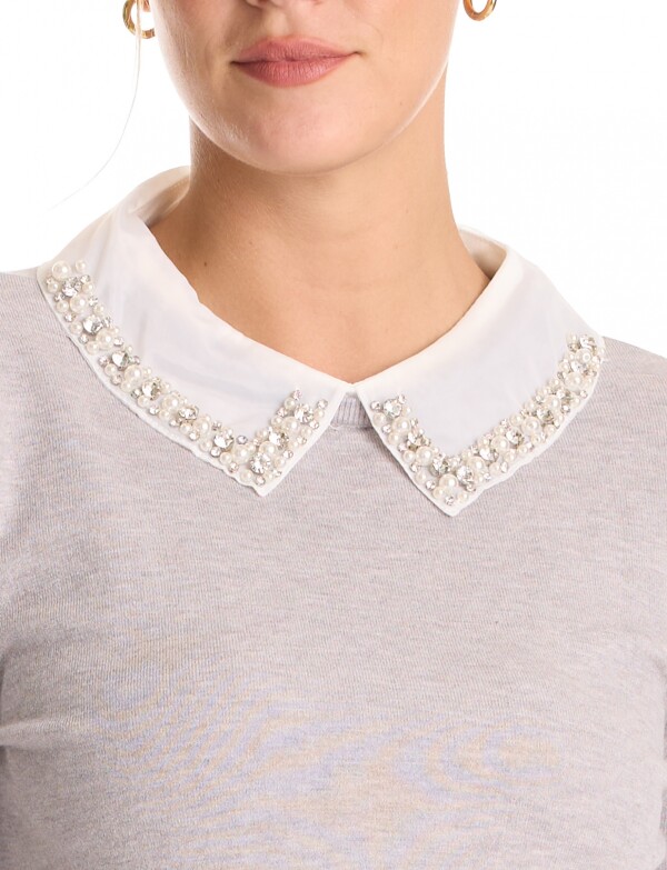Buzo & Camisa Perlas GRIS