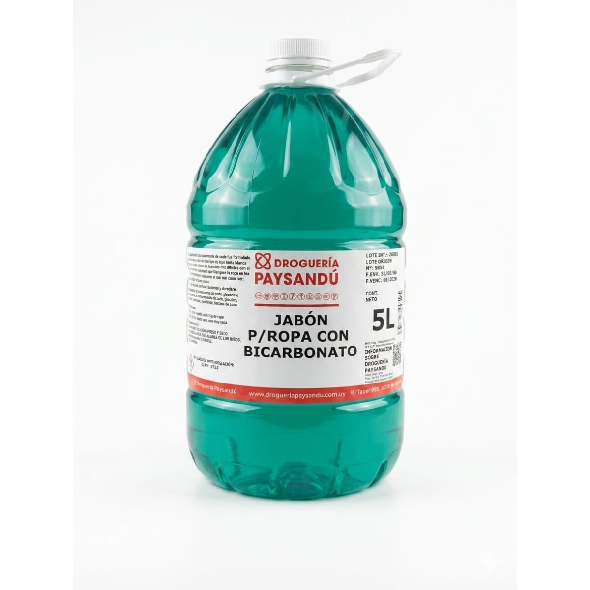 Jabón para ropa con bicarbonato - 5L 