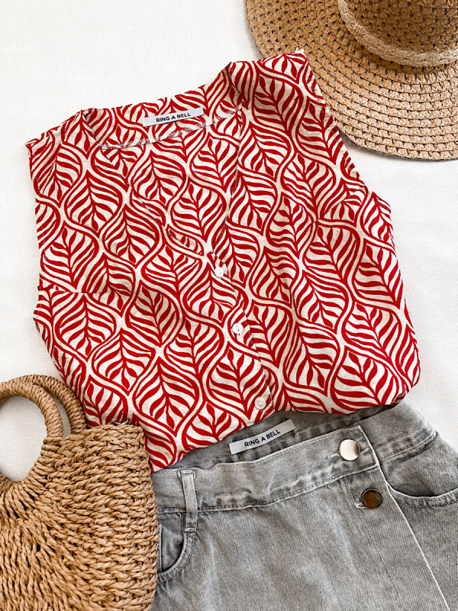 Blusa Tessi - Rojo 
