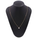Cadena oro 18k veneciana con dije 2 tonos con brillante. Cadena oro 18k veneciana con dije 2 tonos con brillante.