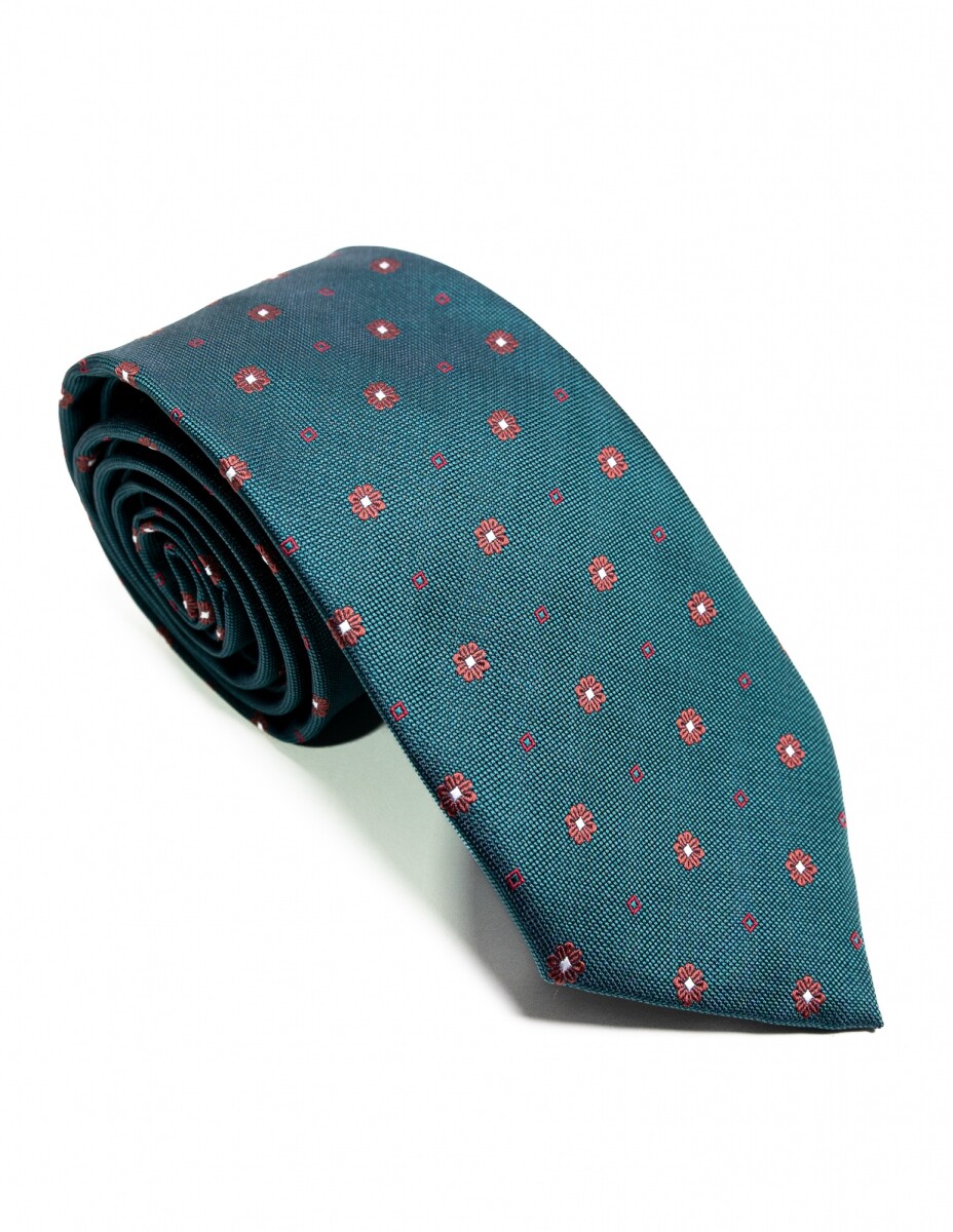 Corbata 8 cm - VERDE 