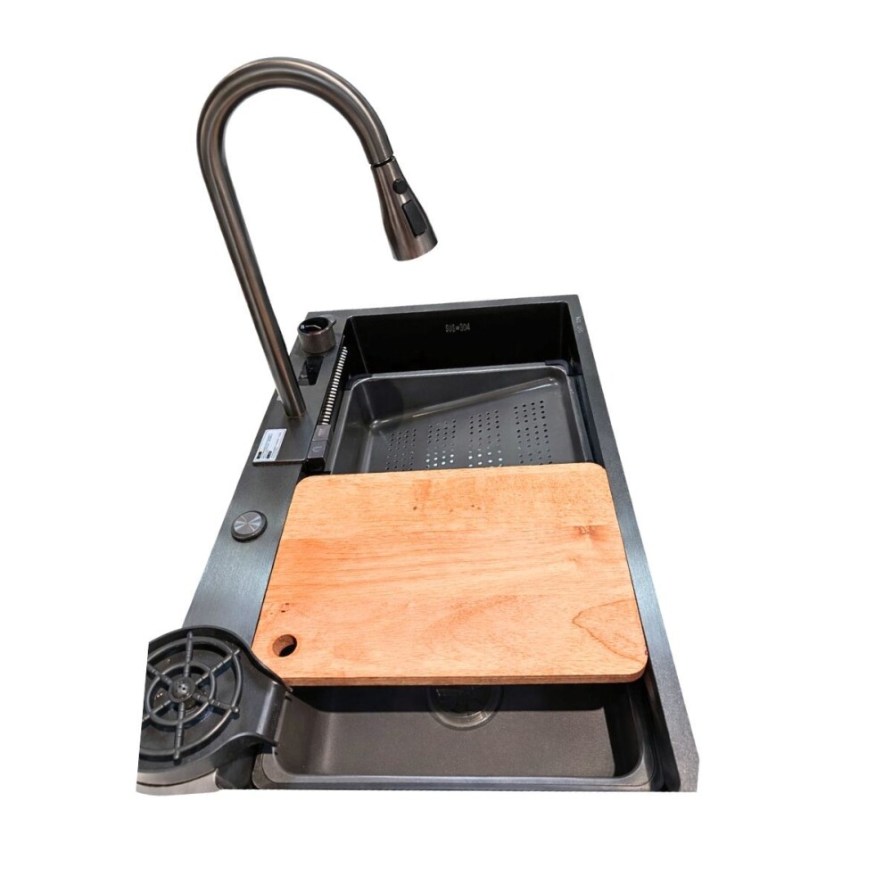 Pileta de cocina Dream Plus Completa 75x46 acero 304 Pileta De Cocina Dream Plus Completa 75x46 Acero 304