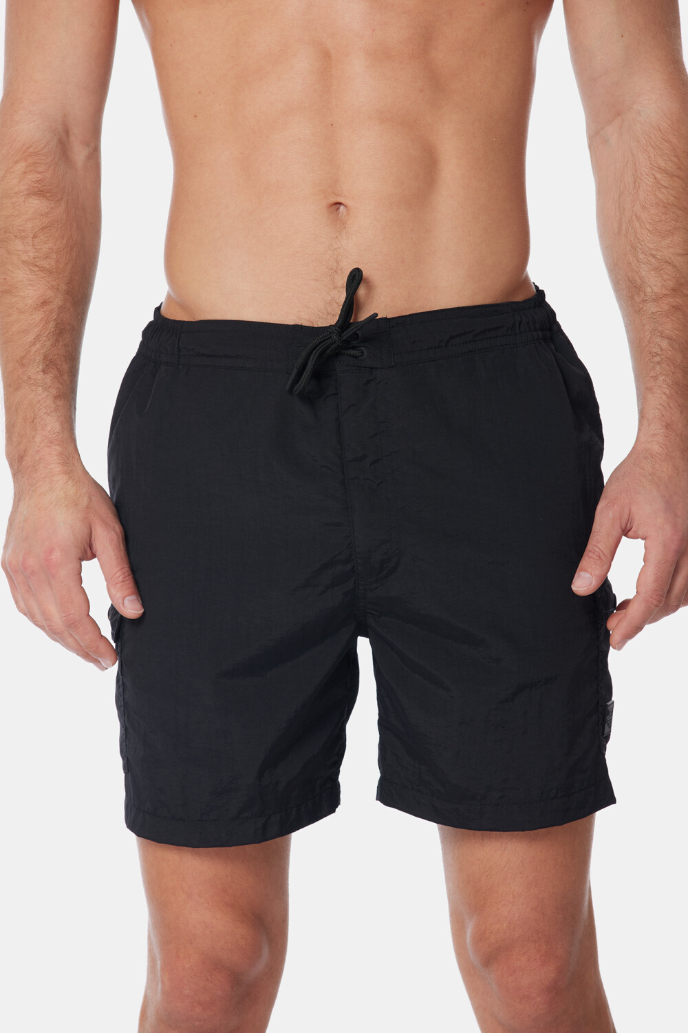 SHORT DE BAÑO CARGO Negro