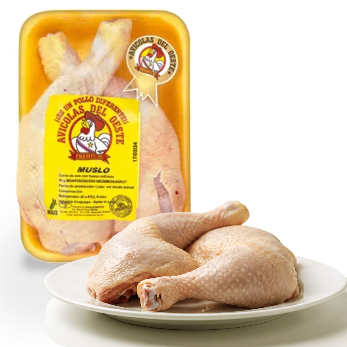 Muslo 1/4 Pollo Avicola Del Oeste x KG 