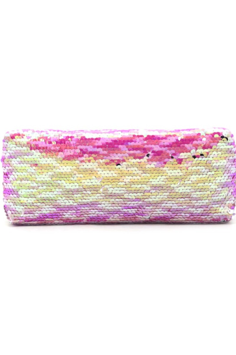 Cartuchera con lentejuelas reversibles Rosa