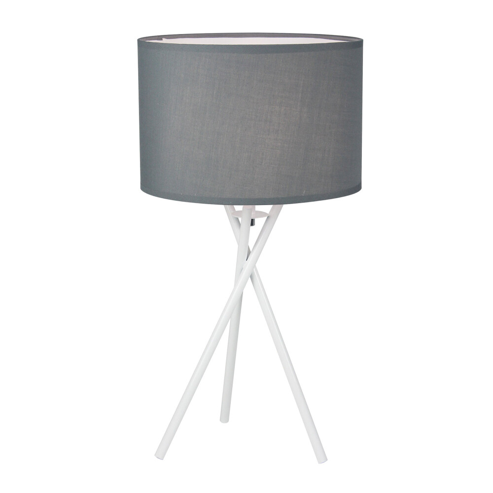 LÁMPARA DE MESA MADERA GRIS LT9021