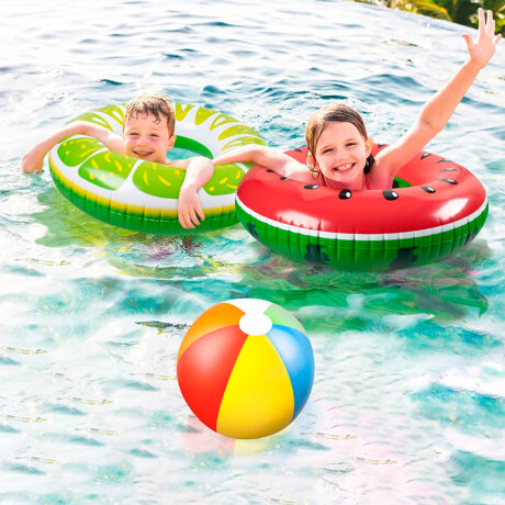 SetX4 Salvavidas Flotadores Piscina Donas Frutas 90cm Fruta