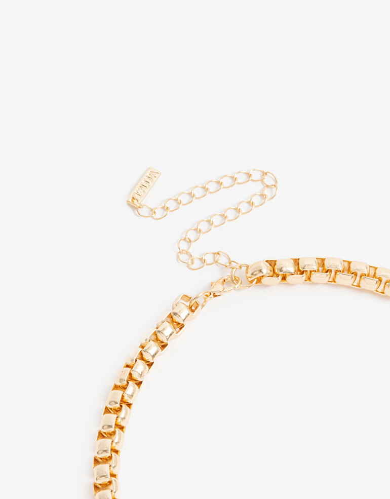 Collares Cortos Metal Collar Corto Metal Gold - Dorado