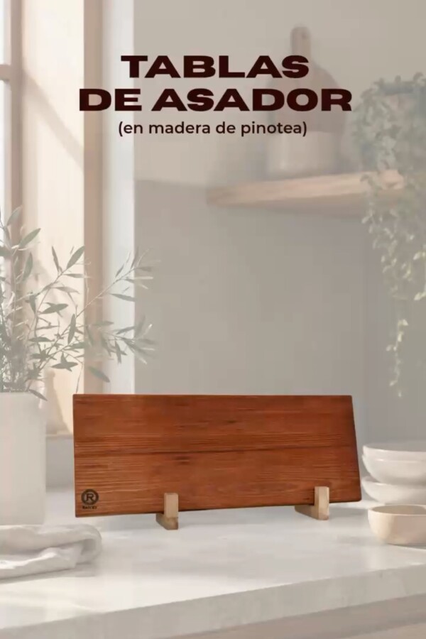 Tabla de asador en pinotea Tabla de asador en pinotea