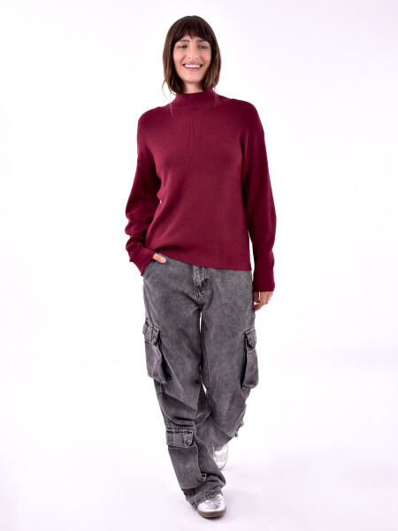BUZO VIOLET BORDEAUX