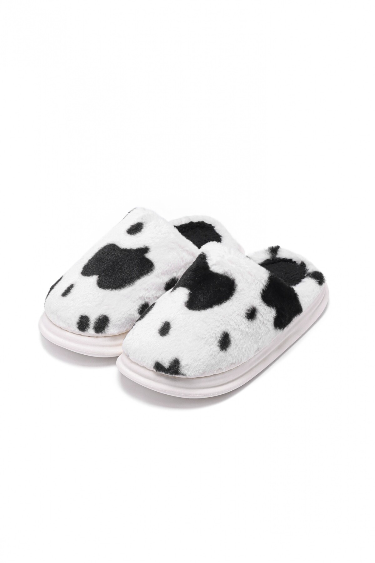 Pantuflas Cow Negro
