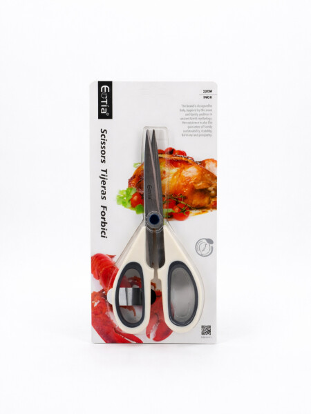 TIJERA MULTIUSO PARA COCINA BLANCO