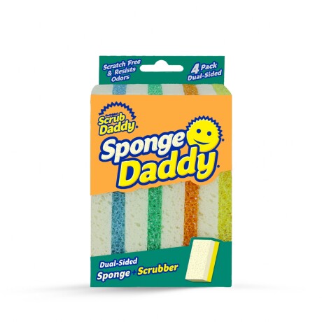 Set X4 Esponjas Rectangulares Sponge Daddy Combinadas Unica
